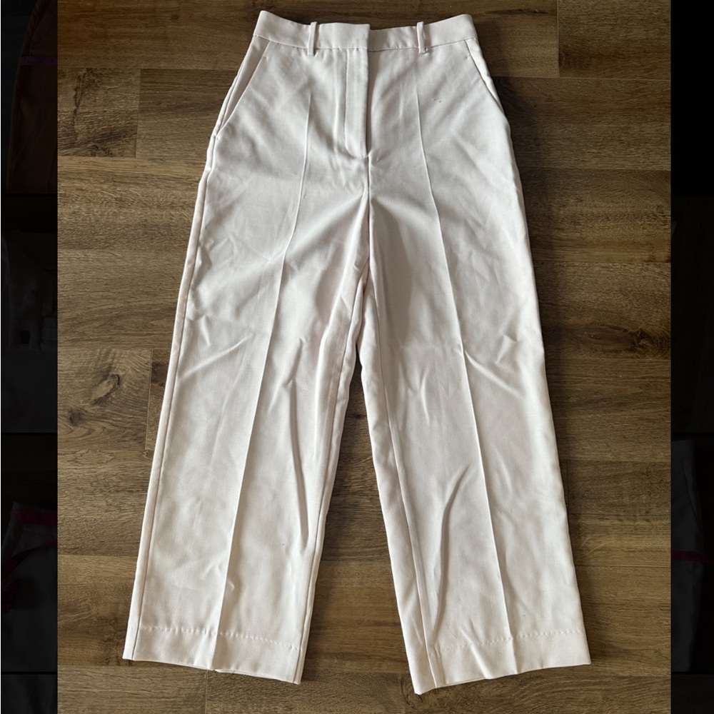 Zara Soft Pink High Waist Trousers